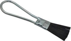 Weiler - 3 Rows x 15 Columns Steel Scratch Brush - 5-1/2" OAL, 1-1/2" Trim Length, Steel Loop Handle - Americas Industrial Supply