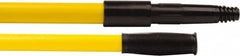 Weiler - 60 x 0.0833" Fiberglass Handle for Tapered or Threaded Holes - Threaded Connection, Yellow - Americas Industrial Supply