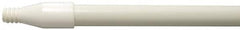 Weiler - 60 x 0.0833" Fiberglass Squeegee Handle - Threaded Connection, White - Americas Industrial Supply
