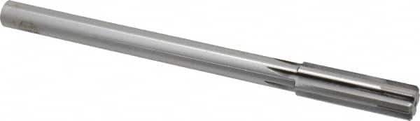 Made in USA - 0.747" Carbide-Tipped 6 Flute Chucking Reamer - Straight Flute, 5/8" Straight Shank, 2-1/2" Flute Length, 9-1/2" OAL - Americas Industrial Supply