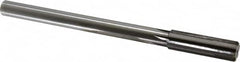 Made in USA - 3/4" Carbide-Tipped 6 Flute Chucking Reamer - Straight Flute, 5/8" Straight Shank, 2-1/2" Flute Length, 9-1/2" OAL - Americas Industrial Supply