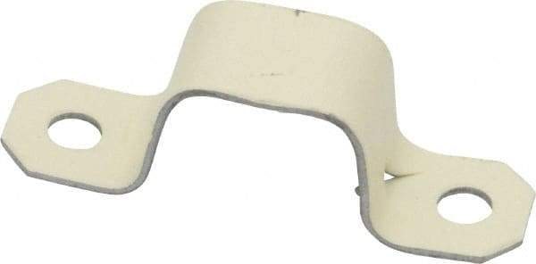 Wiremold - 1-7/8 Inch Long x 1/2 Inch Wide x 7/8 Inch High, Raceway Strap - Ivory, For Use with Wiremold 500 Series Raceways - Americas Industrial Supply