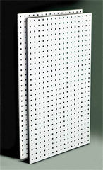 Triton - 24" Wide x 42-1/2" High Storage Peg Board - 2 Panels, Steel, White - Americas Industrial Supply