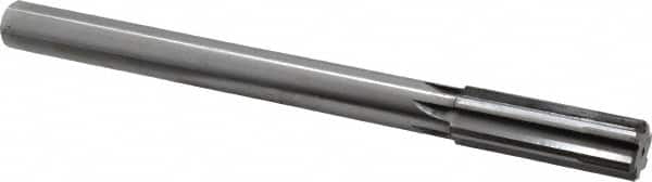 Made in USA - 0.867" Carbide-Tipped 6 Flute Chucking Reamer - Americas Industrial Supply