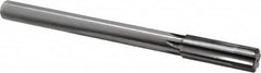 Made in USA - 0.867" Carbide-Tipped 6 Flute Chucking Reamer - Americas Industrial Supply