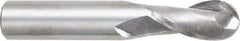 OSG - 5/8" Diam, 1-1/4" LOC, 2 Flute Solid Carbide Ball End Mill - Uncoated, Single End, 3-1/2" OAL, 5/8" Shank Diam, Spiral Flute - Americas Industrial Supply