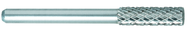 SF-53 -- 5mm x 12mm LOC x 6mm Shank x 50mm OAL 10 Degree Inverted Angle Carbide Medium Tough Cut Burr - Americas Industrial Supply