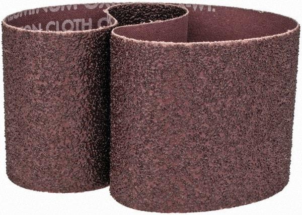 Norton - 3" Wide x 24" OAL, 36 Grit, Aluminum Oxide Abrasive Belt - Aluminum Oxide, Very Coarse, Coated, X Weighted Cloth Backing, Series R228 - Americas Industrial Supply