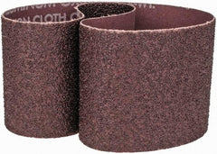 Norton - 3" Wide x 24" OAL, 36 Grit, Aluminum Oxide Abrasive Belt - Aluminum Oxide, Very Coarse, Coated, X Weighted Cloth Backing, Series R228 - Americas Industrial Supply