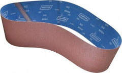 Norton - 6" Wide x 48" OAL, 60 Grit, Ceramic Abrasive Belt - Ceramic, Medium, Coated, Y Weighted Cloth Backing, Series R984 - Americas Industrial Supply