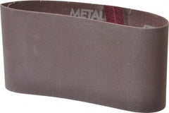 Norton - 3-1/2" Wide x 15-1/2" OAL, 220 Grit, Aluminum Oxide Abrasive Belt - Aluminum Oxide, Very Fine, Coated, Series R228 - Americas Industrial Supply