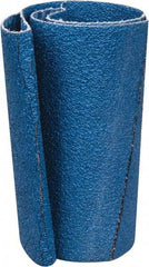 Norton - 3-1/2" Wide x 15-1/2" OAL, 60 Grit, Zirconia Alumina Abrasive Belt - Zirconia Alumina, Medium, Coated, X Weighted Cloth Backing, Series R823 - Americas Industrial Supply