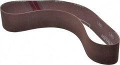 Norton - 2" Wide x 30" OAL, 180 Grit, Aluminum Oxide Abrasive Belt - Aluminum Oxide, Very Fine, Coated, Series R228 - Americas Industrial Supply