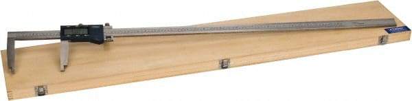 Fowler - 0 to 1,000mm Range, 0.01mm Resolution, Electronic Caliper - 4.9" Jaws, 10mm Accuracy, Serial Output - Americas Industrial Supply