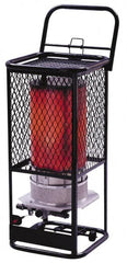 Heatstar - 125,000 BTU, Natural Gas Radiant Heater - 16-1/4" Long x 16-1/4" Wide x 35" High - Americas Industrial Supply