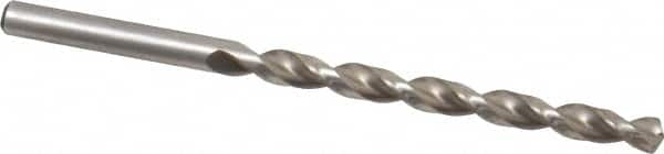 Chicago-Latrobe - #7 135° High Speed Steel Jobber Drill - Bright Finish, Right Hand Cut, Parabolic Flute, Straight Shank, 3-5/8" OAL, Notched Point - Americas Industrial Supply