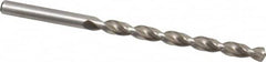 Chicago-Latrobe - #7 135° High Speed Steel Jobber Drill - Bright Finish, Right Hand Cut, Parabolic Flute, Straight Shank, 3-5/8" OAL, Notched Point - Americas Industrial Supply