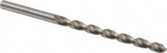Chicago-Latrobe - #10 135° High Speed Steel Jobber Drill - Bright Finish, Right Hand Cut, Parabolic Flute, Straight Shank, 3-5/8" OAL, Notched Point - Americas Industrial Supply