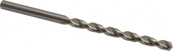 Chicago-Latrobe - #16 135° High Speed Steel Jobber Drill - Bright Finish, Right Hand Cut, Parabolic Flute, Straight Shank, 3-3/8" OAL, Notched Point - Americas Industrial Supply