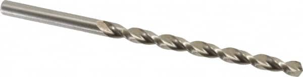 Chicago-Latrobe - #19 135° High Speed Steel Jobber Drill - Bright Finish, Right Hand Cut, Parabolic Flute, Straight Shank, 3-1/4" OAL, Notched Point - Americas Industrial Supply
