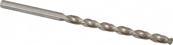 Chicago-Latrobe - #28 135° High Speed Steel Jobber Drill - Bright Finish, Right Hand Cut, Parabolic Flute, Straight Shank, 2-7/8" OAL, Notched Point - Americas Industrial Supply