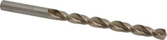 Chicago-Latrobe - Letter G 135° High Speed Steel Jobber Drill - Bright Finish, Right Hand Cut, Parabolic Flute, Straight Shank, 4-1/8" OAL, Notched Point - Americas Industrial Supply