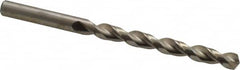 Chicago-Latrobe - Letter L 135° High Speed Steel Jobber Drill - Bright Finish, Right Hand Cut, Parabolic Flute, Straight Shank, 4-1/4" OAL, Notched Point - Americas Industrial Supply