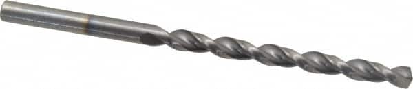 Chicago-Latrobe - 11/64" 135° High Speed Steel Jobber Drill - TiCN Finish, Right Hand Cut, Parabolic Flute, Straight Shank, 3-1/4" OAL, Notched Point - Americas Industrial Supply