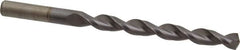 Chicago-Latrobe - 5/16" 135° High Speed Steel Jobber Drill - TiCN Finish, Right Hand Cut, Parabolic Flute, Straight Shank, 4-1/2" OAL, Notched Point - Americas Industrial Supply