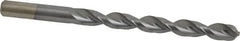 Chicago-Latrobe - 11/32" 135° High Speed Steel Jobber Drill - TiCN Finish, Right Hand Cut, Parabolic Flute, Straight Shank, 4-3/4" OAL, Notched Point - Americas Industrial Supply