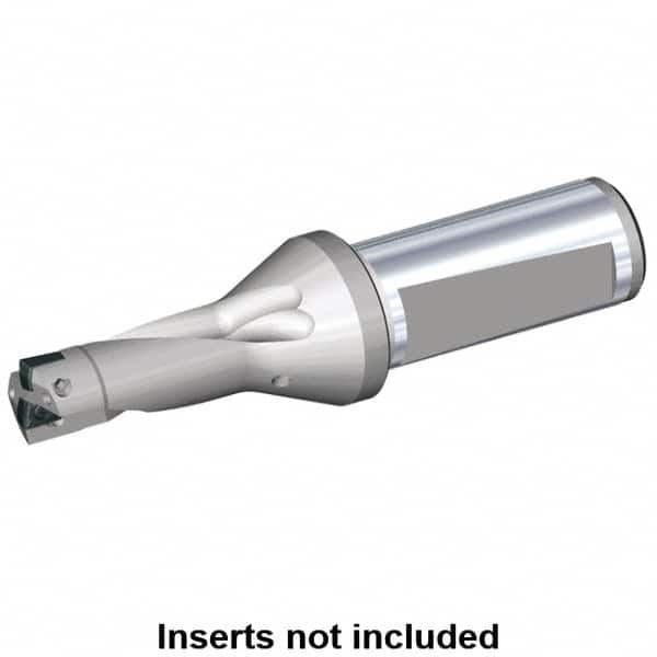 Kennametal - 38mm Max Drill Depth, 2xD, 19mm Diam, Indexable Insert Drill - 2 Inserts, 32mm Shank Diam, Whistle Notch Shank - Americas Industrial Supply