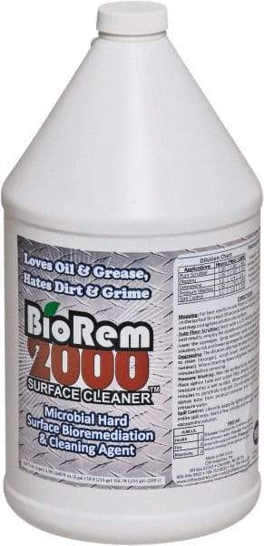 BioRem 2000 - 1 Gal Bottle All-Purpose Cleaner - Liquid, Odor-Free - Americas Industrial Supply