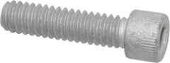 Armor Coat - 1/4-20 UNC Hex Socket Drive, Socket Cap Screw - Alloy Steel, Armor Coat Finish, Fully Threaded, 1" Length Under Head - Americas Industrial Supply