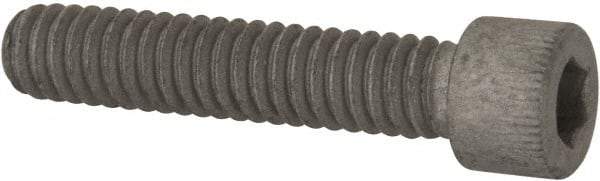 Armor Coat - 1/4-20 UNC Hex Socket Drive, Socket Cap Screw - Alloy Steel, Armor Coat Finish, Fully Threaded, 1-1/4" Length Under Head - Americas Industrial Supply