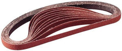 3M - 3-1/2" Wide x 15-1/2" OAL, 80 Grit, Ceramic Abrasive Belt - Ceramic, Medium, Coated, X Weighted Cloth Backing, Series 747D - Americas Industrial Supply
