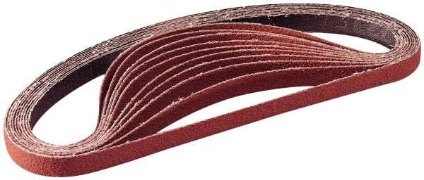 3M - 3" Wide x 24" OAL, 80 Grit, Ceramic Abrasive Belt - Ceramic, Medium, Coated, YF Weighted Cloth Backing, Wet/Dry, Series 777F - Americas Industrial Supply