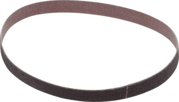 Norton - 3/8" Wide x 13" OAL, 80 Grit, Aluminum Oxide Abrasive Belt - Aluminum Oxide, Medium, Coated, Series R228 - Americas Industrial Supply