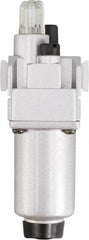 PRO-SOURCE - 1" NPT, 290 Max psi Heavy Duty Modular Lubricator - Aluminum Bowl, Aluminum Die Cast Body, 318 CFM, 140°F Max Temp, 3.54" Wide x 11.00" High - Americas Industrial Supply