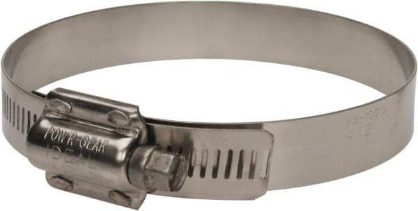 IDEAL TRIDON - SAE Size 412, 3-1/4 to 4-1/8" Diam, Stainless Steel High Torque Worm Drive Clamp - 5/8" Wide, Material Grade 304, Series 60 - Americas Industrial Supply