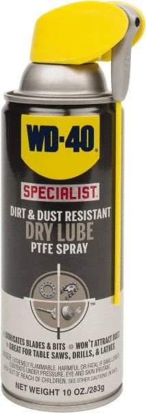 WD-40 Specialist - 10 oz Aerosol Dry Film with PTFE Spray Lubricant - High Temperature, Low Temperature, High Pressure - Americas Industrial Supply