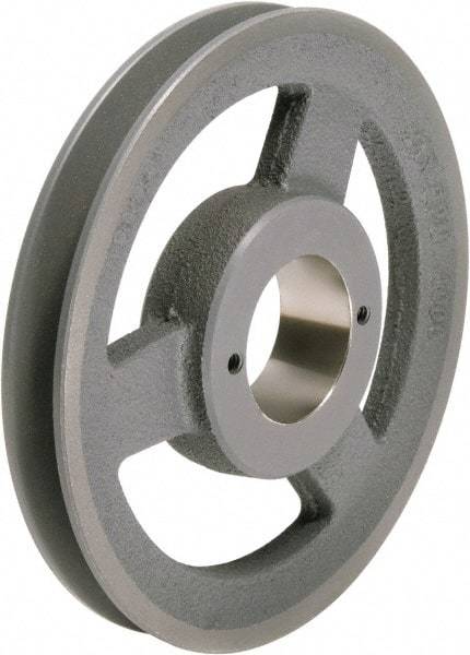 TB Wood's - 1 Groove, 1/2 to 1-1/2 Bore Diam, 9-3/4" Outside Diam, QD Bushed V Belt Sheave - 9.0 A Diam Belt Pitch - Americas Industrial Supply