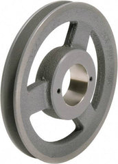 TB Wood's - 1 Groove, 1/2 to 1-1/2 Bore Diam, 9-3/4" Outside Diam, QD Bushed V Belt Sheave - 9.0 A Diam Belt Pitch - Americas Industrial Supply