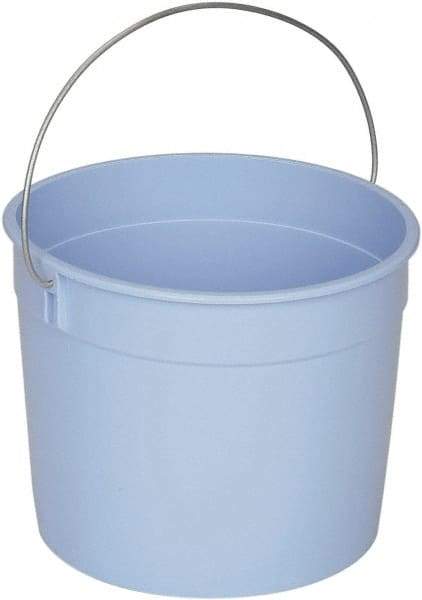 Ability One - 5 Qt, Plastic Round Blue Single Pail - Handle Included - Americas Industrial Supply