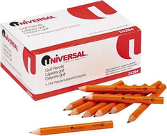 UNIVERSAL - Lead #2 Golf & Pew Pencil - Yellow - Americas Industrial Supply