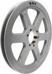 TB Wood's - 1 Groove, 1/2 to 1-15/16 Bore Diam, 9.35" Outside Diam, QD Bushed V Belt Sheave - 8.6 A Diam Belt Pitch - Americas Industrial Supply