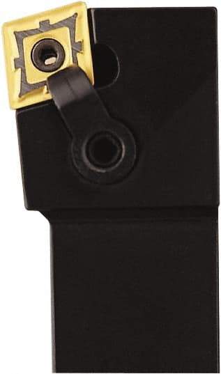 Seco - MCKN, Right Hand Cut, 75° Lead Angle, 1-1/4" Shank Height x 1-1/4" Shank Width, Negative Rake Indexable Turning Toolholder - 6" OAL, CNMG 643 Insert Compatibility, Series Multi-Directional Turning (MDT) - Americas Industrial Supply