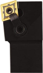 Seco - MCKN, Right Hand Cut, 75° Lead Angle, 1-1/4" Shank Height x 1-1/4" Shank Width, Negative Rake Indexable Turning Toolholder - 6" OAL, CNMG 643 Insert Compatibility, Series Multi-Directional Turning (MDT) - Americas Industrial Supply