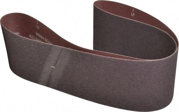 Norton - 4" Wide x 48" OAL, 40 Grit, Aluminum Oxide Abrasive Belt - Aluminum Oxide, Coarse, Coated, Series R228 - Americas Industrial Supply