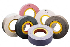 Camel Grinding Wheels - 20" Diam x 10" Hole x 3" Wide Centerless & Cylindrical Grinding Wheel - 46 Grit, Aluminum Oxide, Type 7, Coarse Grade, Vitrified Bond, Two Side Recess - Americas Industrial Supply