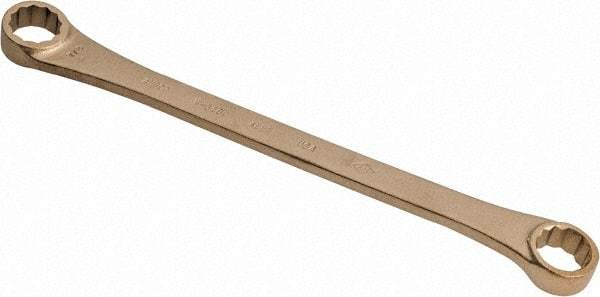 Ampco - 13/16" x 7/8" 12 Point Offset Box Wrench - Double End, 12-1/4" OAL, Aluminum Bronze - Americas Industrial Supply